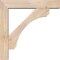 Ekena Millwork Legacy Block Smooth Bracket w/ Offset Brace, Douglas Fir, 5 1/2"W x 26"D x 26"H BKT0604X26X26LEC05SDF - alternate 3